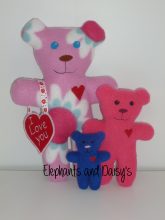 Teddy with Heart Stuffie Design file