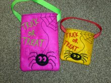Spider Treat Bag Design file
