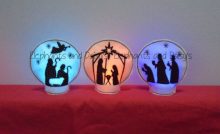 Nativity Set Tealight Holder Design files