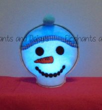 Snowman Tealight Design file