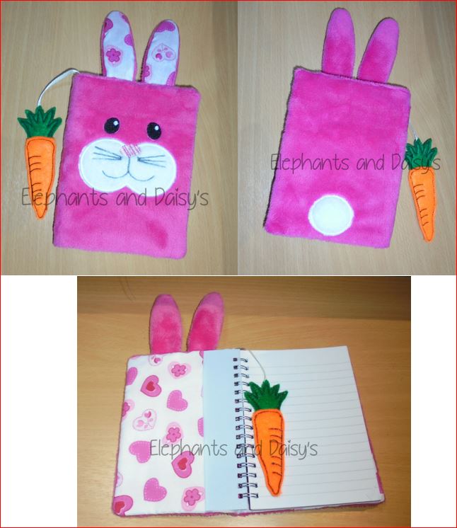 Bunny A6 Notebook Cover Design file hannah hannah