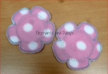 Flower Breast Pad Design file