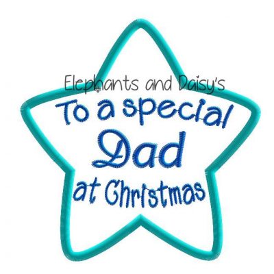 Dad Christmas Star Design file