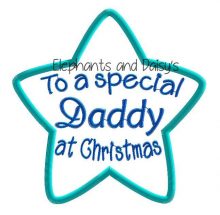 Daddy Christmas Star Design file