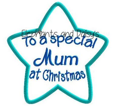 Mum Christmas Star Design file